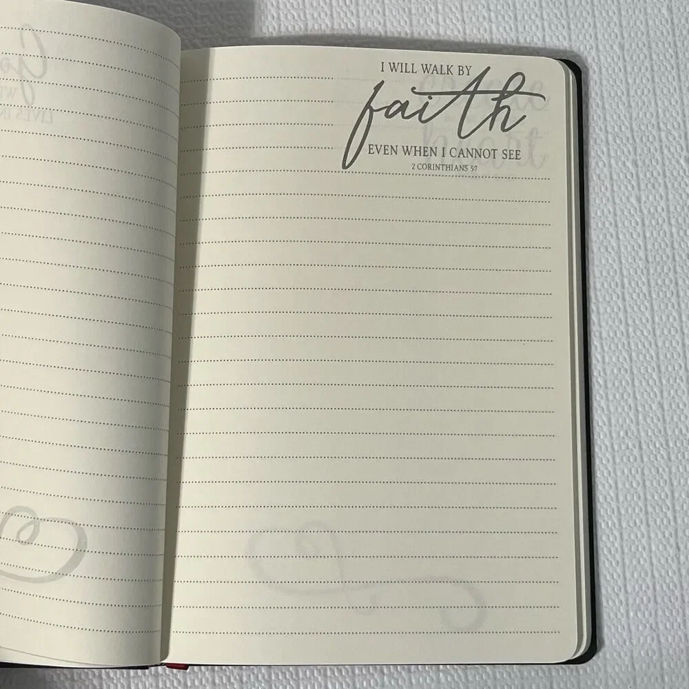 Eccolo Amazing Grace Hardcover Notebook Journal Lined Pink Gold